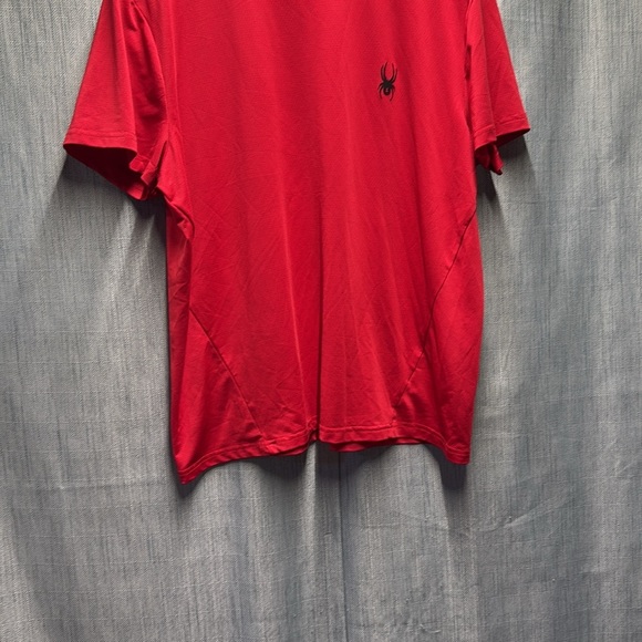 🚩 Spyder Red Short Sleeve Tee size medium - Picture 4 of 8